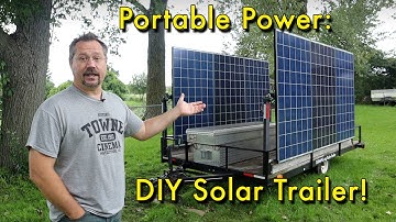 DIY Solar Trailer Tour!