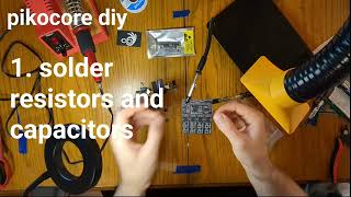 pikocore diy + uploading firmware