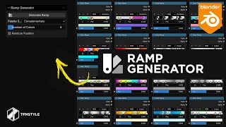 My first Add-on for Blender. Ramp Generator