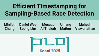 Celebrity [PLDI'25] Efficient Timestamping for Sampling-Based Race Detection Net Worth