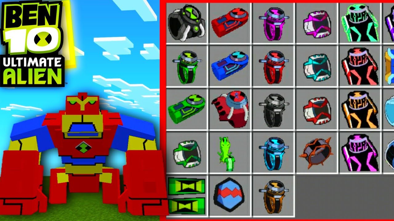 NOVO* ADDON DO BEN 10 SUPREMACIA ALIENIGENA NO MINECRAFT PE ‹‹ P3DRU ›› 