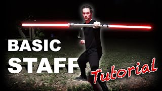 Basic Lightsaber Staff Tutorial Lightsaber Training Tutorials How to use a double bladed lightsaber