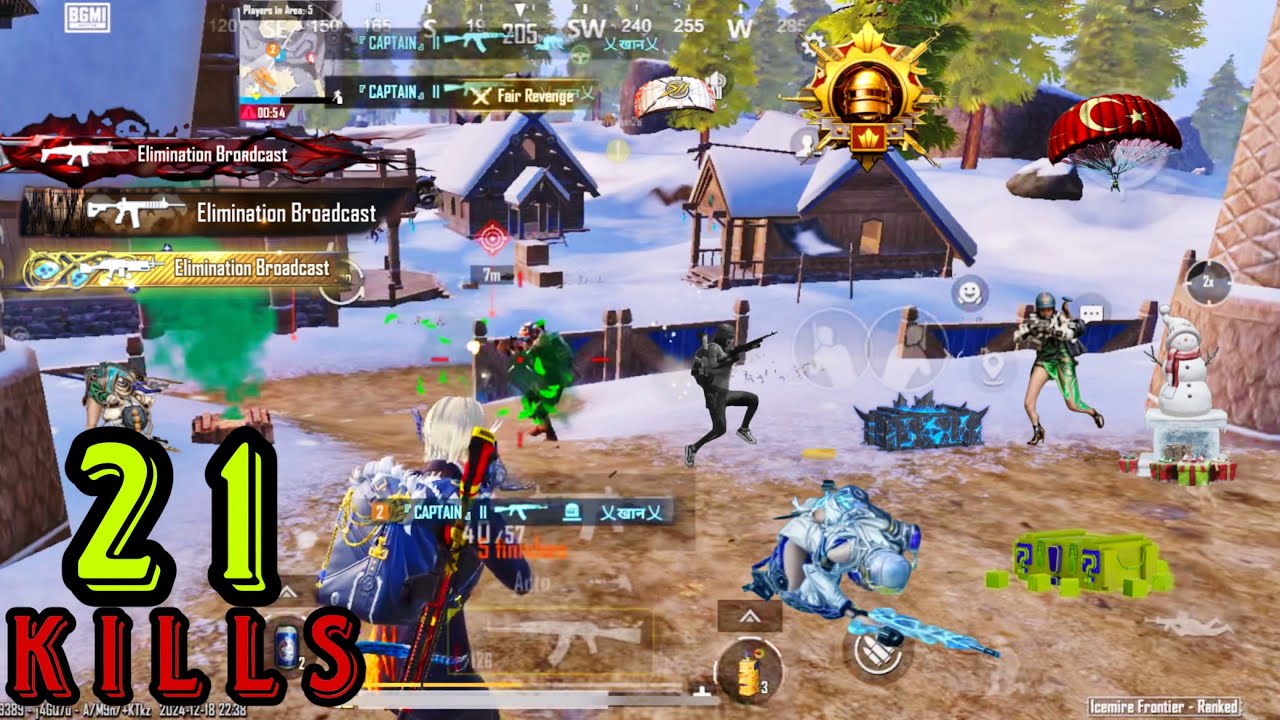FULL RUSH SQUAD VS SQUAD GAMEPLAY IN BGMI - YouTube