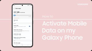 Enable Mobile Data on a Samsung Device | Samsung Australia
