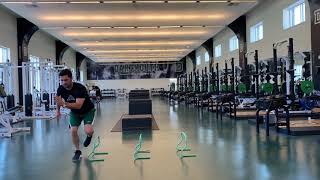 Hurdle Lateral & Medial Hop - Pause