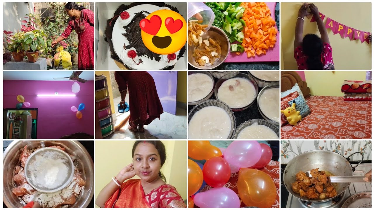 দশভুজার মতো✅ সংসারের সমস্ত দায়-দায়িত্ব ✅ যেভাবে সামলাই, আজ স্পেশাল মানুষের জন্মদিন কিভাবে কাটালাম।