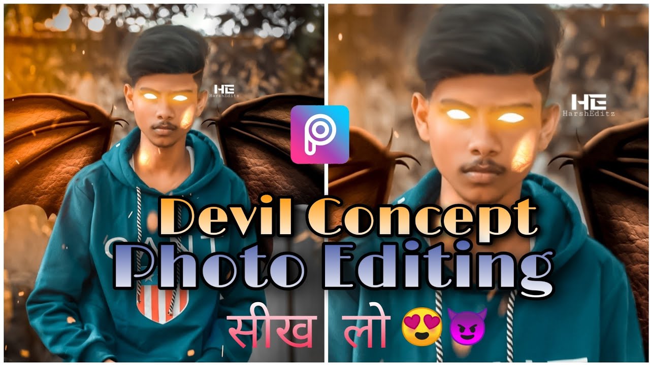 Devil Concept Photo Editing easily - In hindi