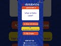 💡 Top 3 Databricks Basics You Must Know! #databricks #dataengineer #accentfuture