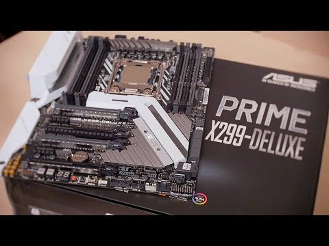 Материнская плата со встроенным экраном! Asus Prime X299 Deluxe