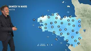 Bulletin Météo Pour Le Samedi 14 Mars 2026