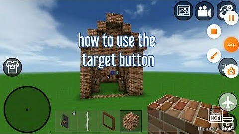 how to use target as a game to play / mini block craft