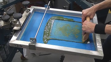 3. How To Screen Print Tee Shirts: Setting Up 2 Color Job On Press