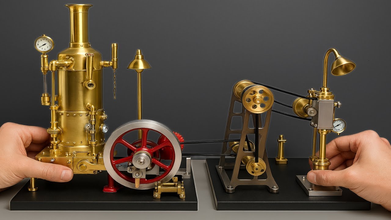 Steam Engine Model Kit Assembly | Detailed Build - YouTube