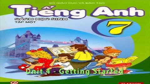 Tiếng Anh, Tiếng Anh 7- Unit 4 - Getting Started