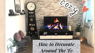 How To Decorate Around The TV | Easy Tips For Decorating Around Your TV Stand 2020