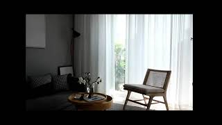 Festnight 2PCS 175*140cm Solid Color Curtains Polyester Fiber Grommet Light Filtering Casual