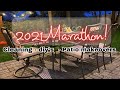Clean With Me Marathon 2021 | 2 patio makeovers | Satisfying Patio Deep cleaning
