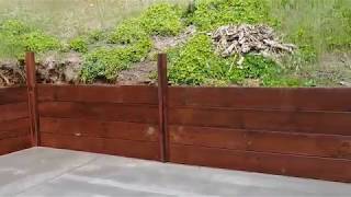 Veterans concrete,....new retaining wall progress