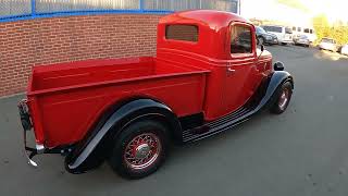 1937 Ford Pickup Truck - Start up & walk around