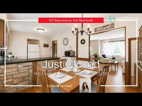 637 BRAY AVENUE, Port Monmouth, NJ home video tour
