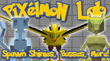 Pixelmon Lab: COMPLETE SPAWNING GUIDE! Pokemon, Shiny Pokemon, Bosses, and Specified Levels!