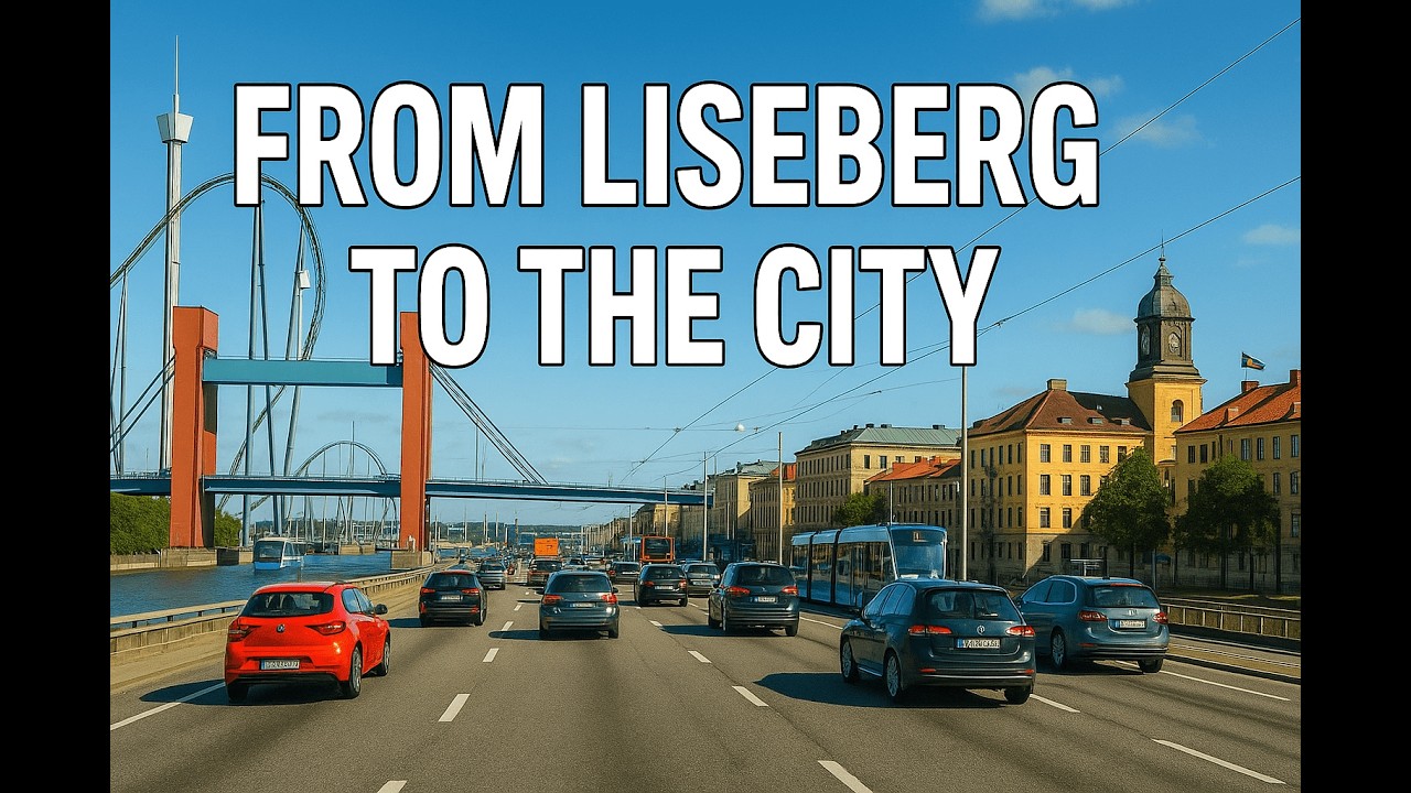 Gothenburg Driving Tour 🚦 City Roads, Trams & Traffic Explained