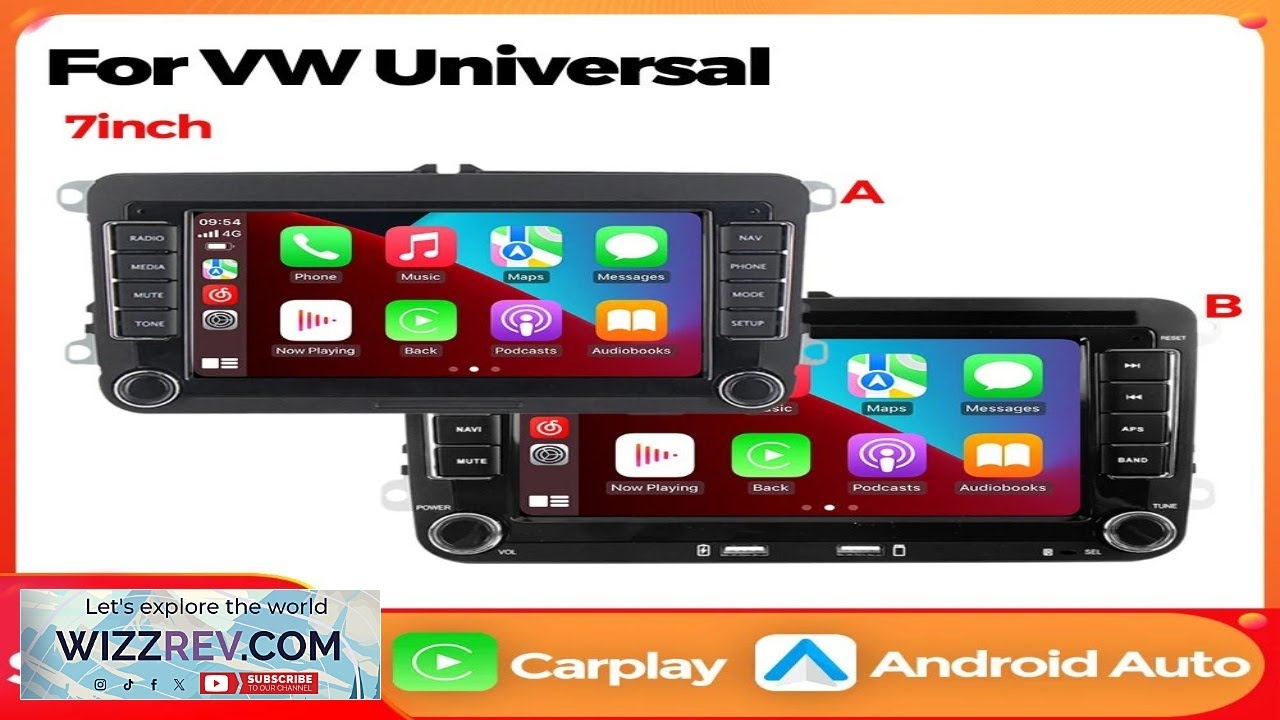 Автомобильная магнитола MEKEDE Android 13 для VW POLO GOLF 5 6 Plus