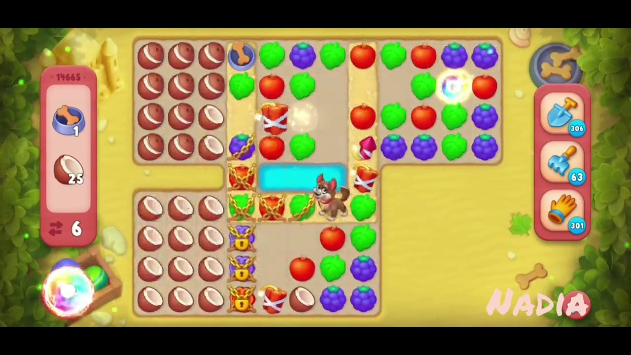 Gardenscapes Level 14665🥀. No Boosters used