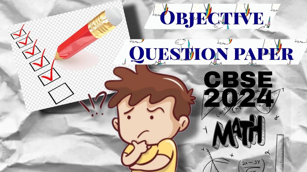 Class 10th Maths Solution of Objective Question Paper 2024 Set 3 || Board Paper Solution
