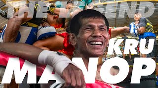 Legendary Muay Thai Coach Kru Manop A Champions Mentor