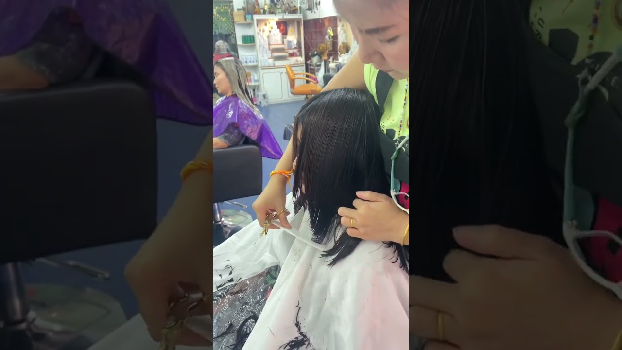 ทรงซอยสไลด์กรอบหน้า ทำตามได้เลยค่ะ