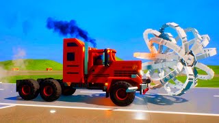 SoftBody Ball vs Lego Cars | Brick Rigs screenshot 2
