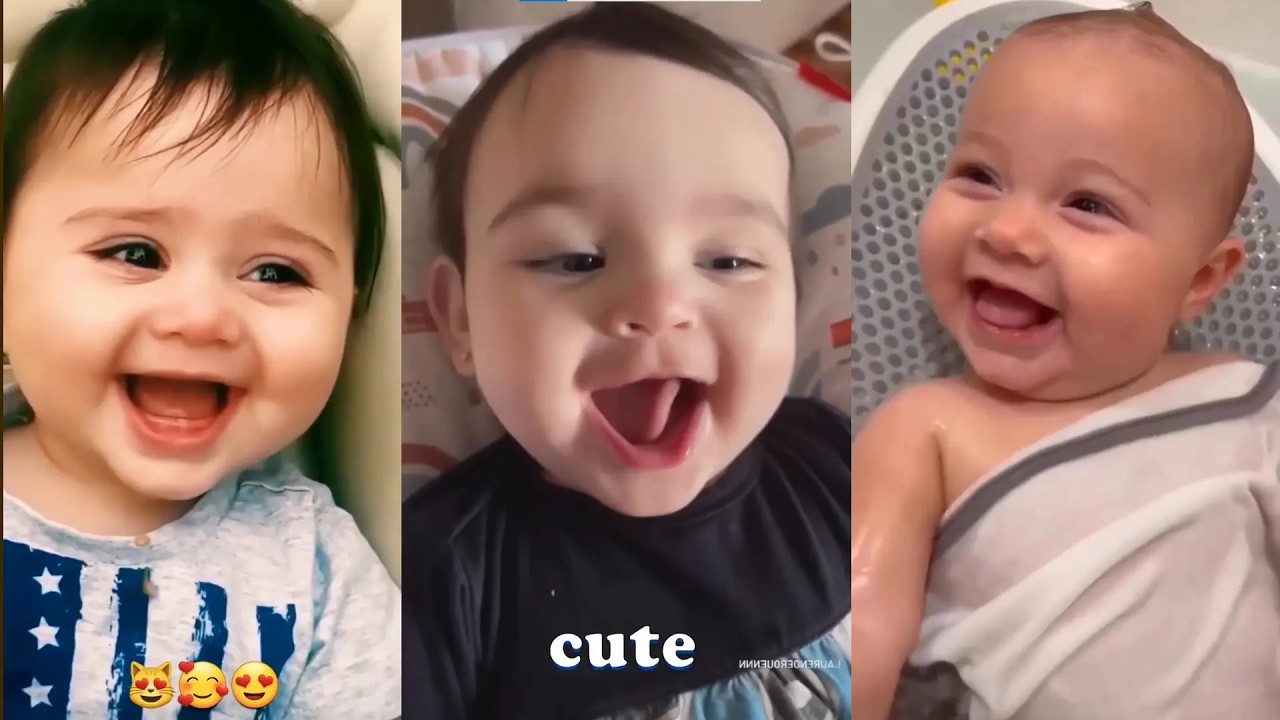 Самые милые детские смешные моменты || Милый и забавный смех ребёнка 😜🤣