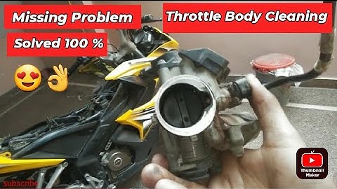 pulsar RS 200 throttle body & fuel injector cleaning in detail |puslar rs 200 throttle body cleaning
