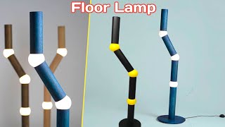 How To Make Floor Light Led | Diy Floor Lamp | Diy Simple Design Light | Diy Project