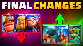 *GAME CHANGING* BALANCE UPDATE - Clash Royale finally listened!