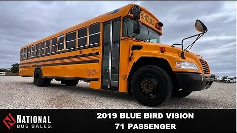 2019 Blue Bird Vision, 71 Passenger - National Bus Sales