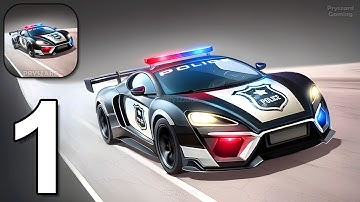 Line Race Police Pursuit - Gameplay Walkthrough Part 1 Extreme Police Chase (iOS, Android)