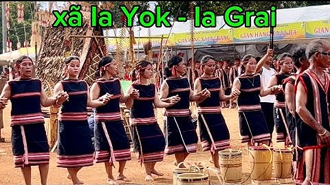 Đội cồng chiêng làng Bồ xã Ia Yok huyện Ia Grai 2024