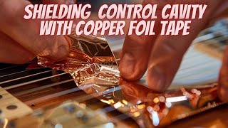 Celebrity Guitar shielding with copper foil tape Profile