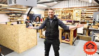New Workbench, Sharpening Station and Tool Wall. Workshop Upgrades.