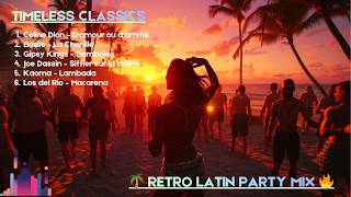 🌴 Retro Latin Party Mix 🔥 Lambada, Macarena, Bamboleo | Timeless Classics