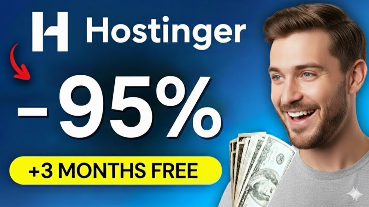 Hostinger Coupon Code 2026 🔥 95% OFF Huge Discount (Working NOW!!) | Hostinger Promo code 2026 New