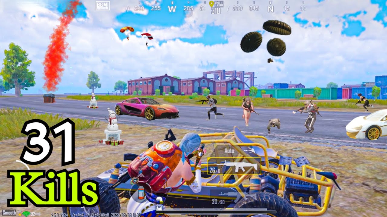 OMG!🥵 31 Kills in One Match | Solo vs Squad Rush Gameplay | 4 Finger ...