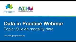 Data In Practice Webinar 2023: Suicide Mortality Data