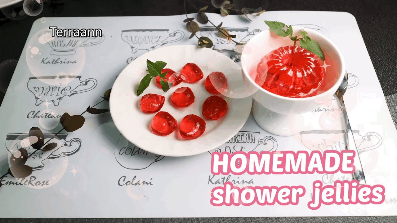 DIY LUSH SHOWER JELLY /How To Make Bubble Bath Jellies(젤리비누만들기레시피) YouTube