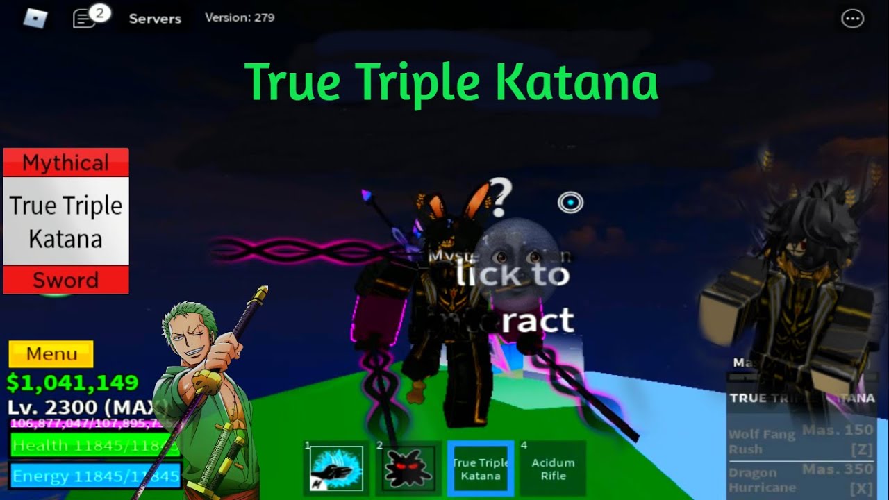 『True Triple Katana 』 Blox Fruits - Como Conseguir - YouTube