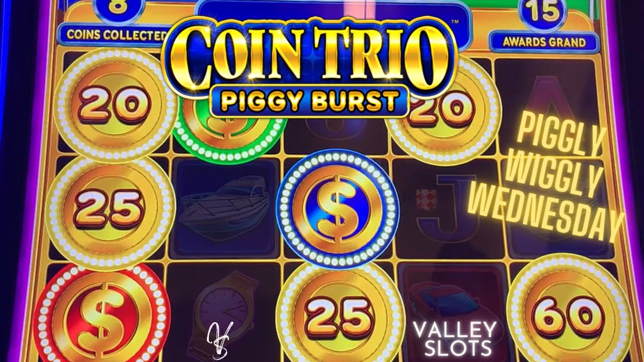 Buying Bonuses for Piggly Wiggly Wednesday on Coin Trio Piggy Burst