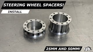 Gktech Steering Wheel Spacers - Install
