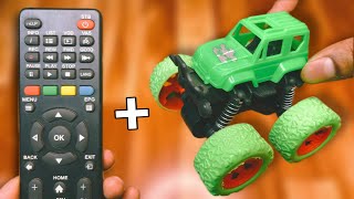 How to Convert Toy Car Into TV Remote Control Car!!